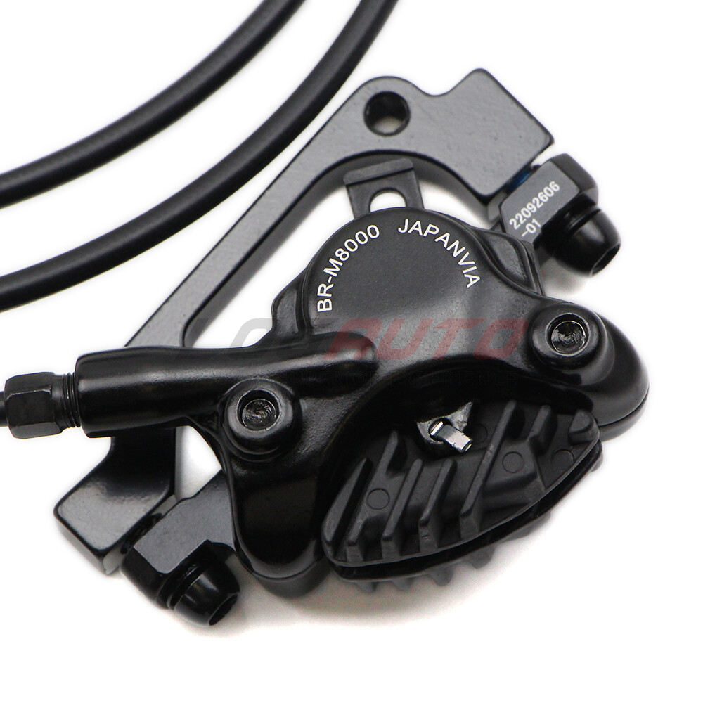 For XT M8000 Hydraulic Disc Front Rear Brake Set Lever Caliper 800mm/1550mm Bike