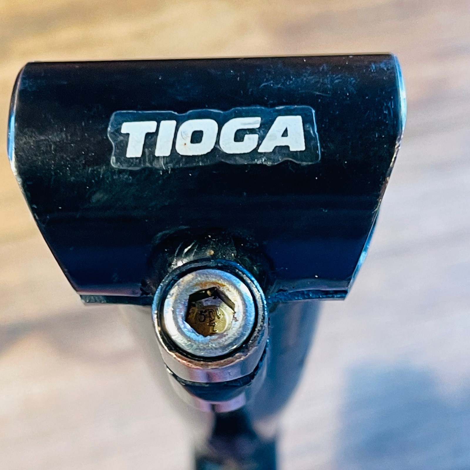 Tioga T-Bone 1-inch Quill Stem 5 Degree 150mm 25.4 Cosmetically Rough