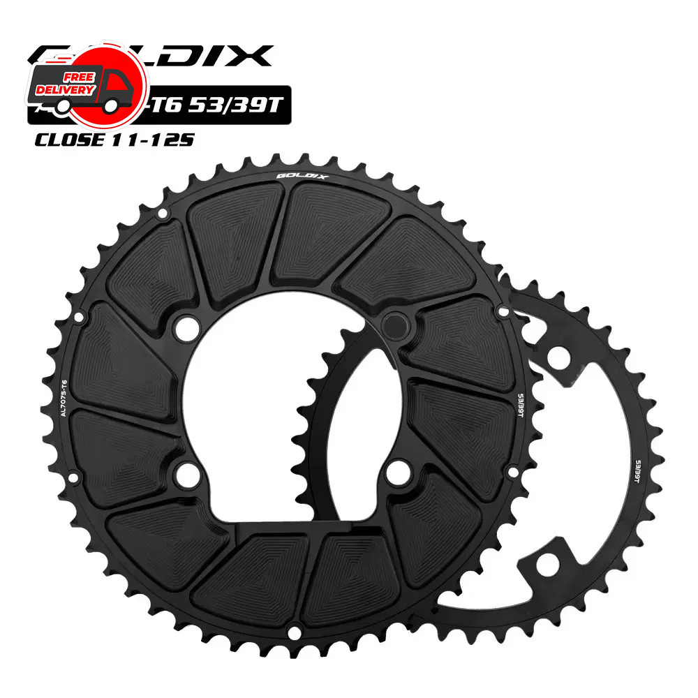 RIRO 110 BCD Road Bike Chainring 46T-58T 7075-T6 Aluminum for Shimano R7000