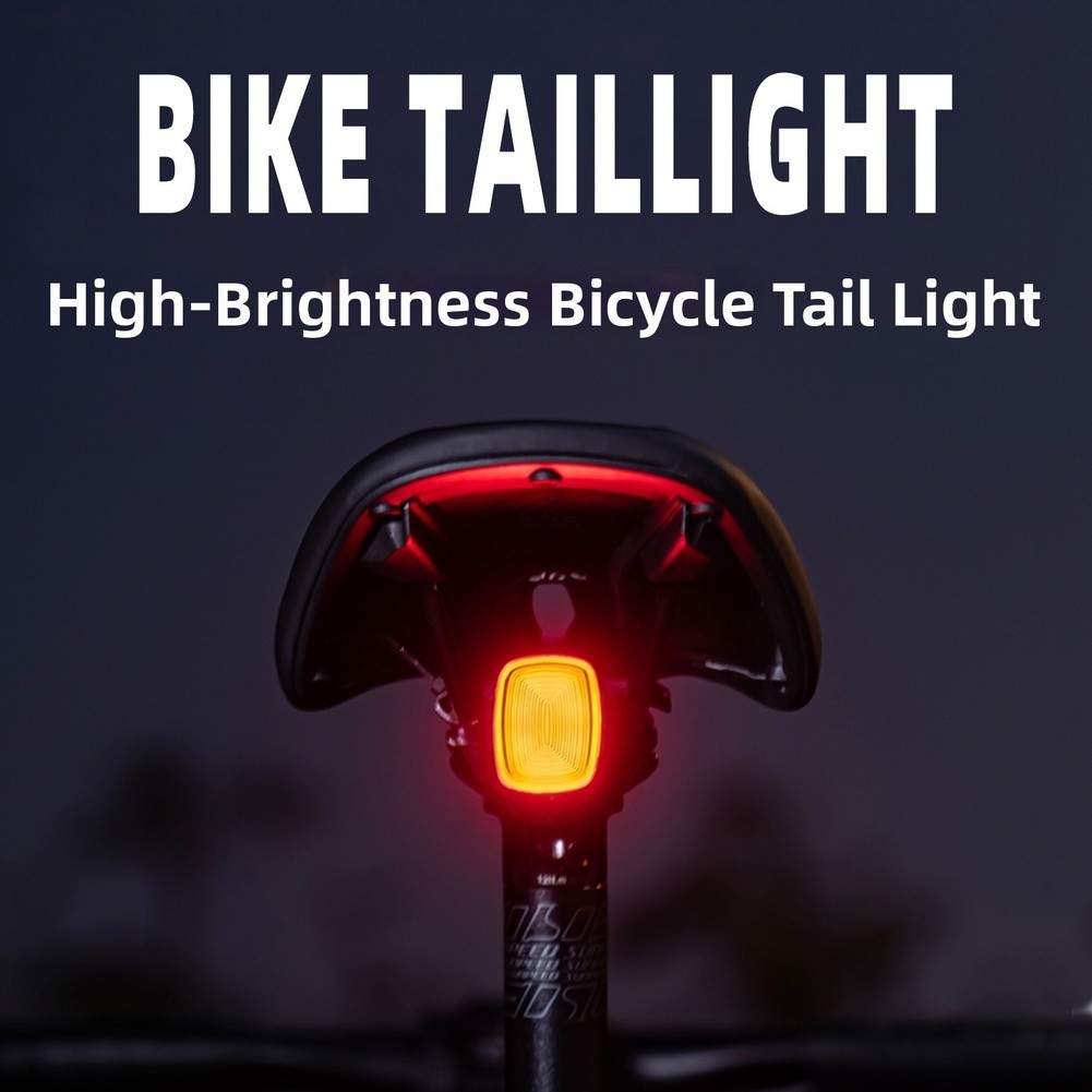 Waterproof LED Bike Taillight with Type C Fast Charging and Mounting System