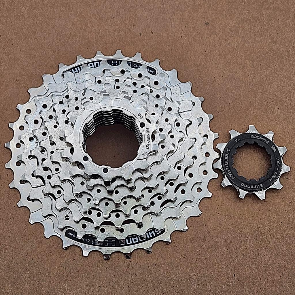 Shimano Acera HG41 8-Speed 11-32T Bicycle Cassette Silver CS-HG41 OPEN PACKAGE