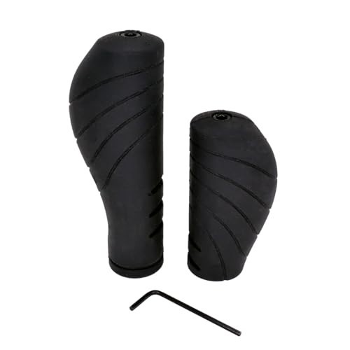Bicycle Handlebar Grips Ergonomic Recycled 132mm 92mm for Twist Shifters Lock-On