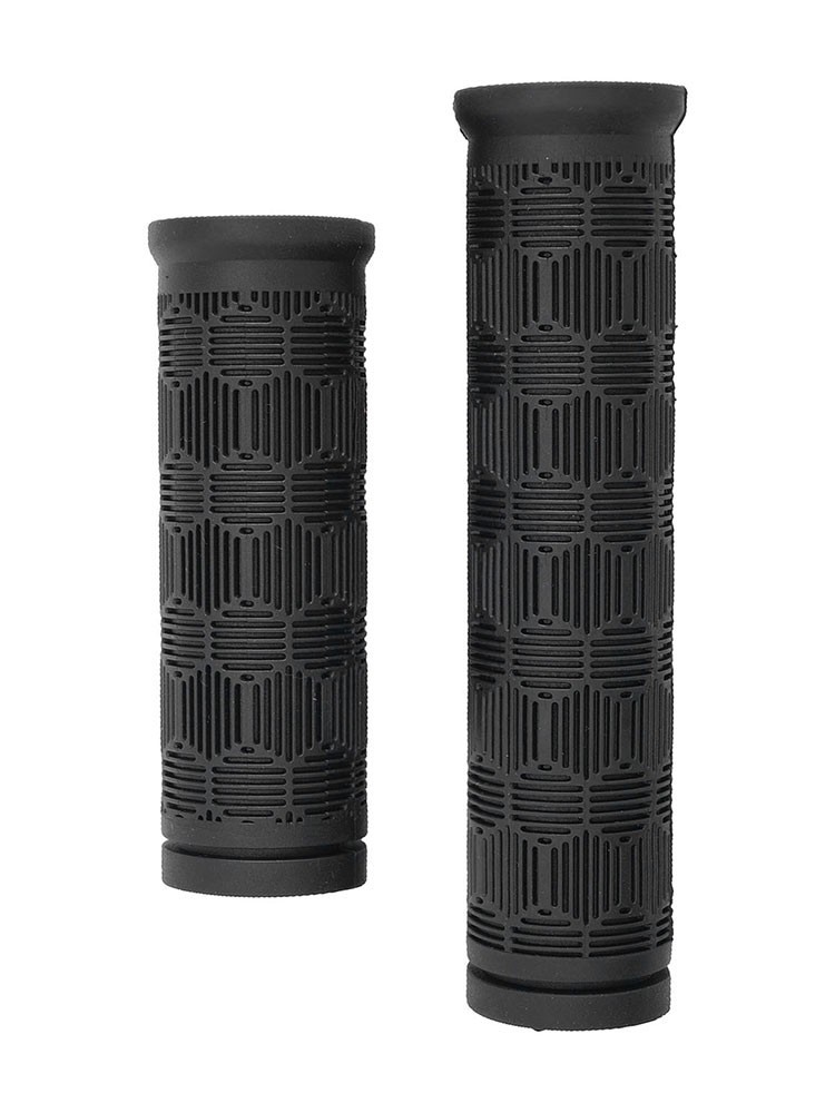 Black Rubber Bike Bar Grips with 125mm+75mm Length Perfect for Cycling
