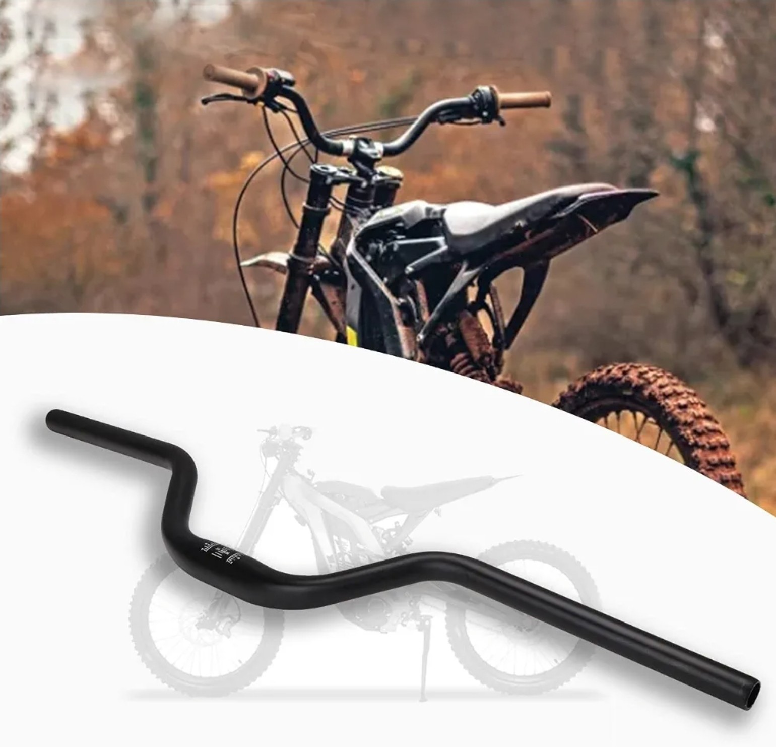Surron Handlebar,7075 Aluminum 31.8MM and 7/8″ 22MM Andhandle Bar Heightened for