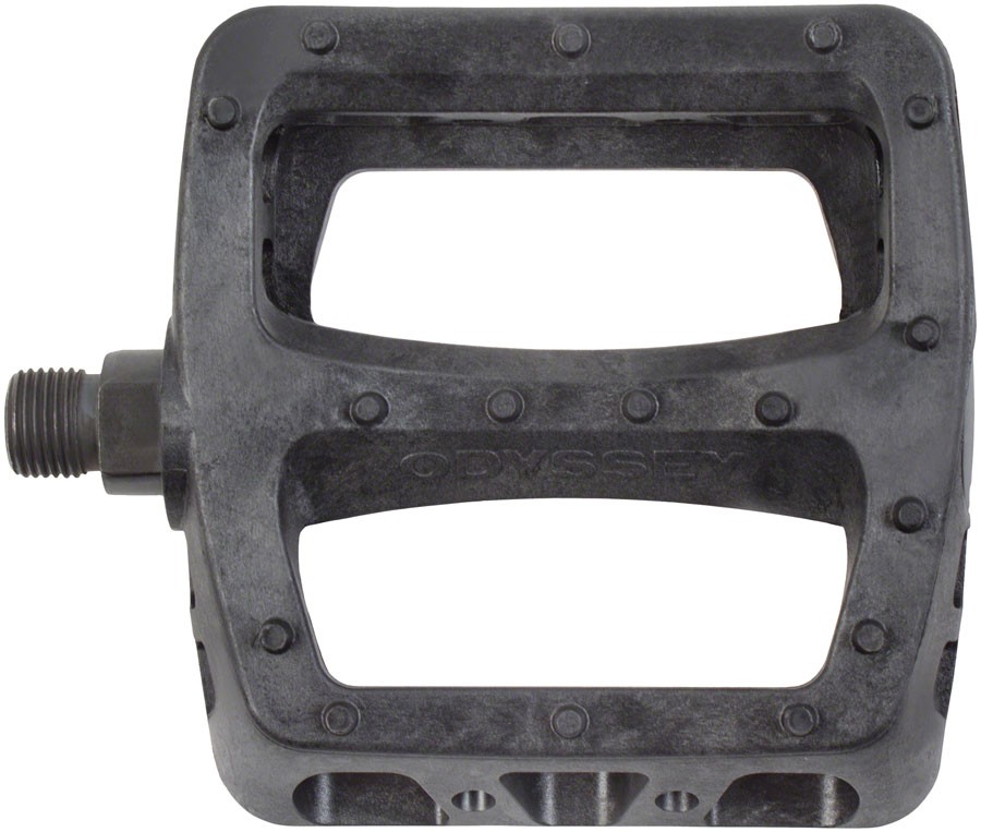 Odyssey Twisted PC Pedals – Platform, Composite/Plastic, 1/2″, Black
