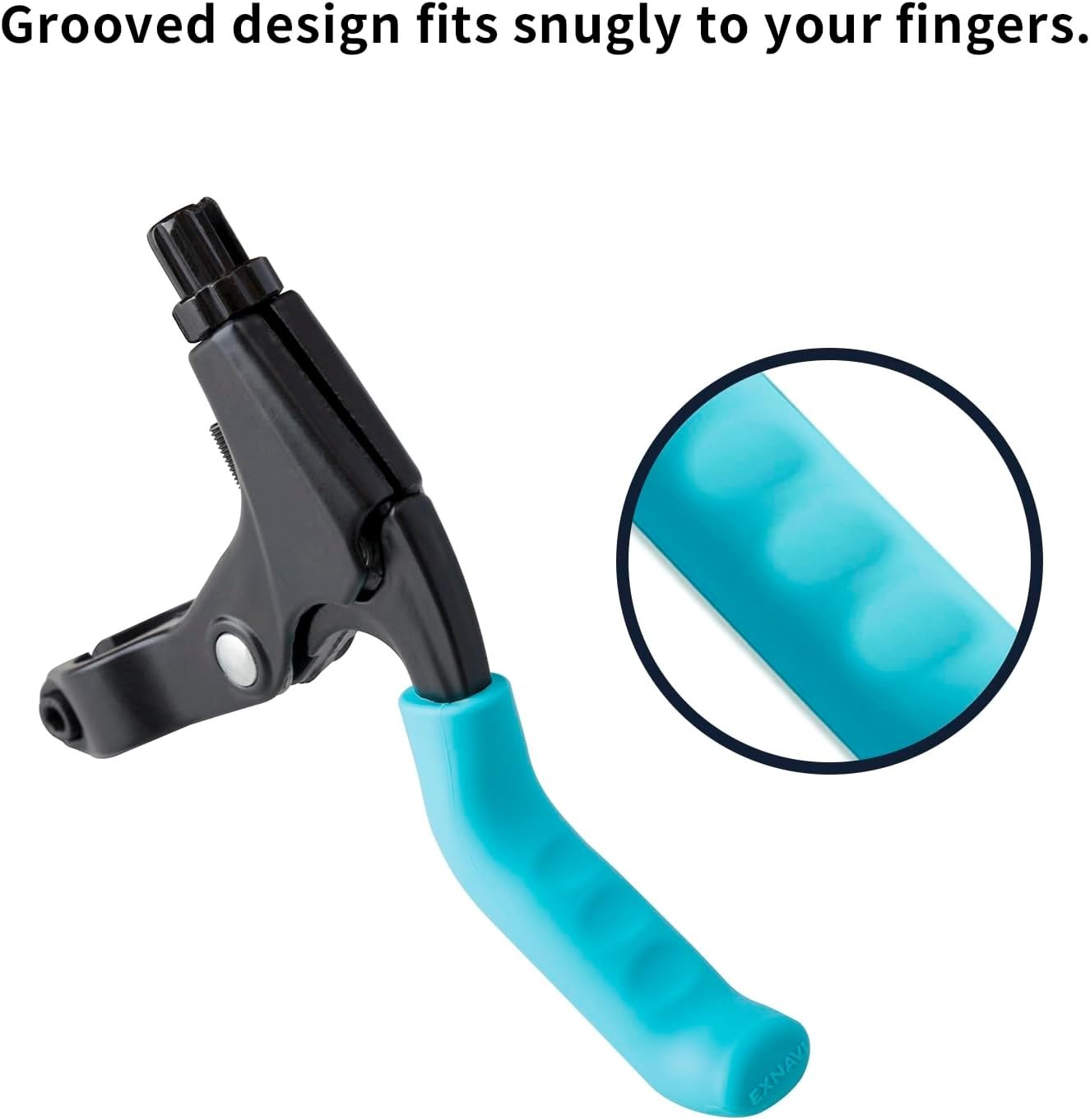 2 Pairs Silicone Brake Lever Covers for Bikes – Anti-Slip Handle Sleeves, Fit…