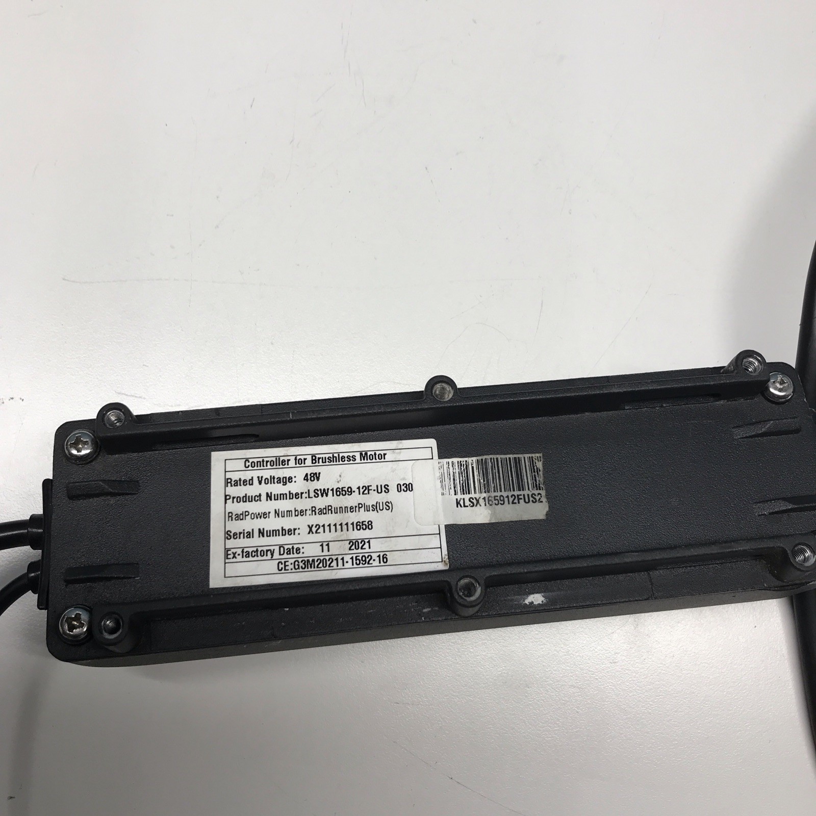 OEM Rad Power Bikes Controller LSW1659-12F-US – 2021- Used