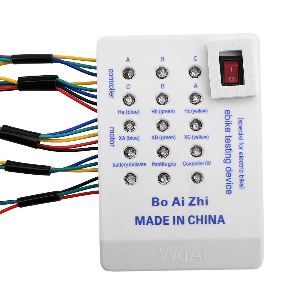 Brushless Motor Tester Ebike Testing Device Electric Hall Tester Detector 24-72V