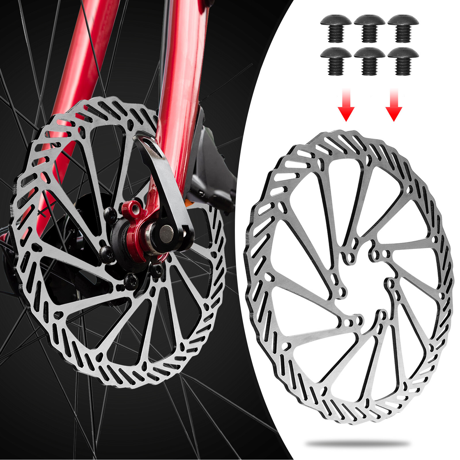 for Avid/Shimano G3/HS1 160/180/203mm Bike Disc Brake Rotor MTB Road 6 Bolts US