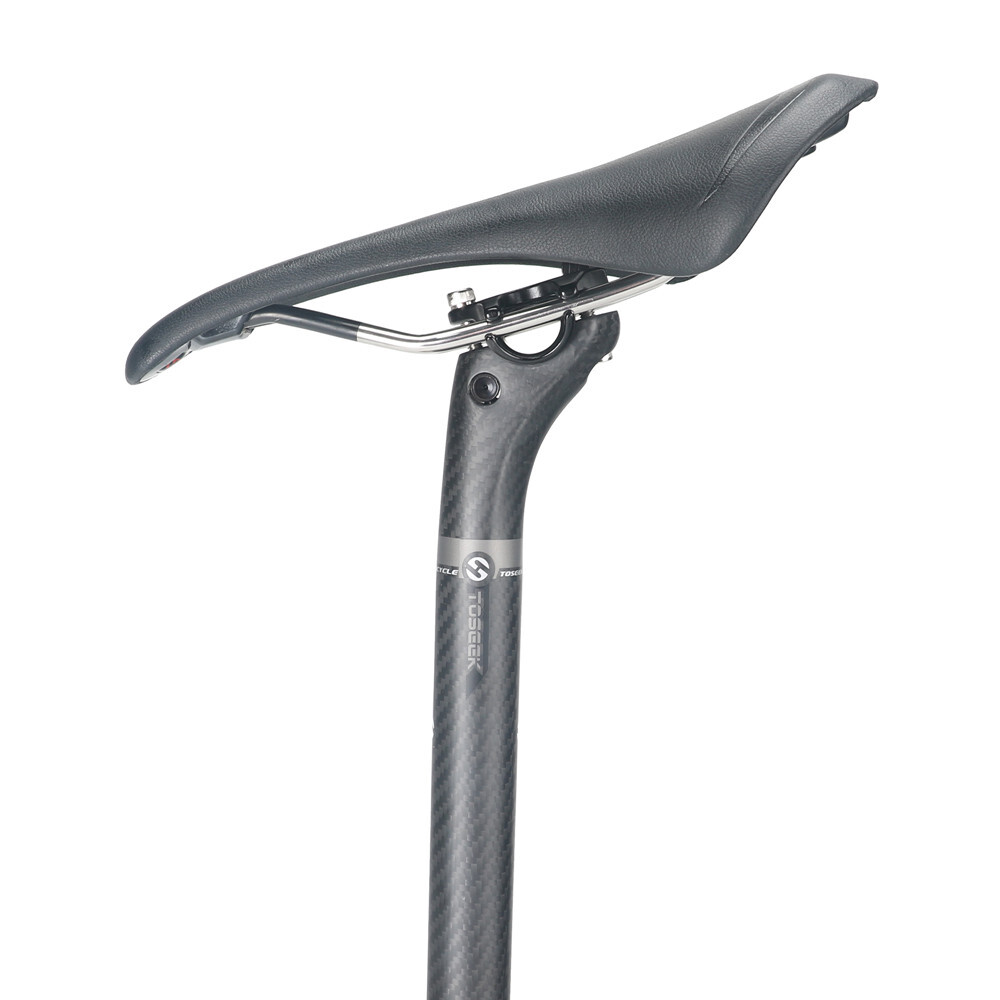 TOSEEK Carbon Fiber Seatpost Offset Mountain Road Bike Seatpost 27.2/30.8/31.6mm