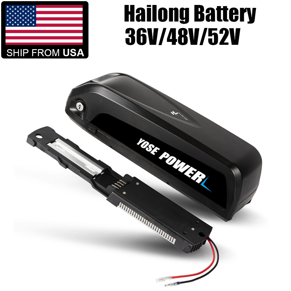52V 48V 36V 13Ah 15Ah 17Ah 20Ah Hailong Lithium Ebike Battery 250W-1500W E BIKES