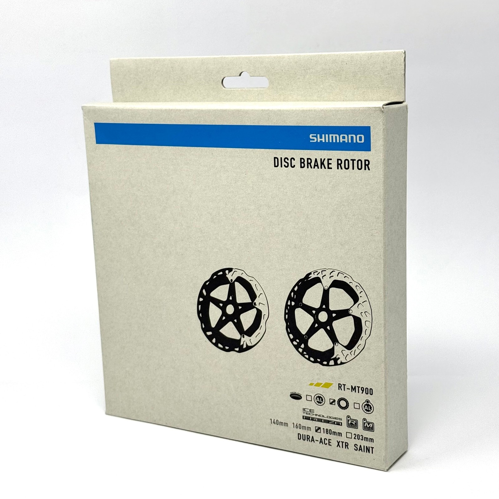 Shimano XTR RT-MT900 180mm Center Lock Disc Brake Rotor External Lockring