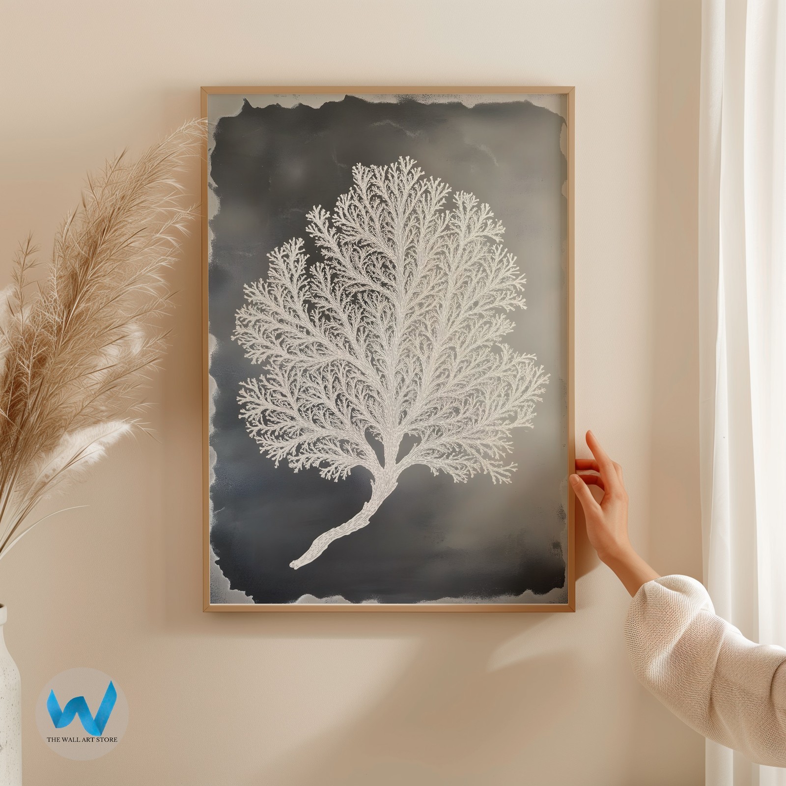 Elegant Coral Wall Art Poster for Modern Home Decor Premium Quality