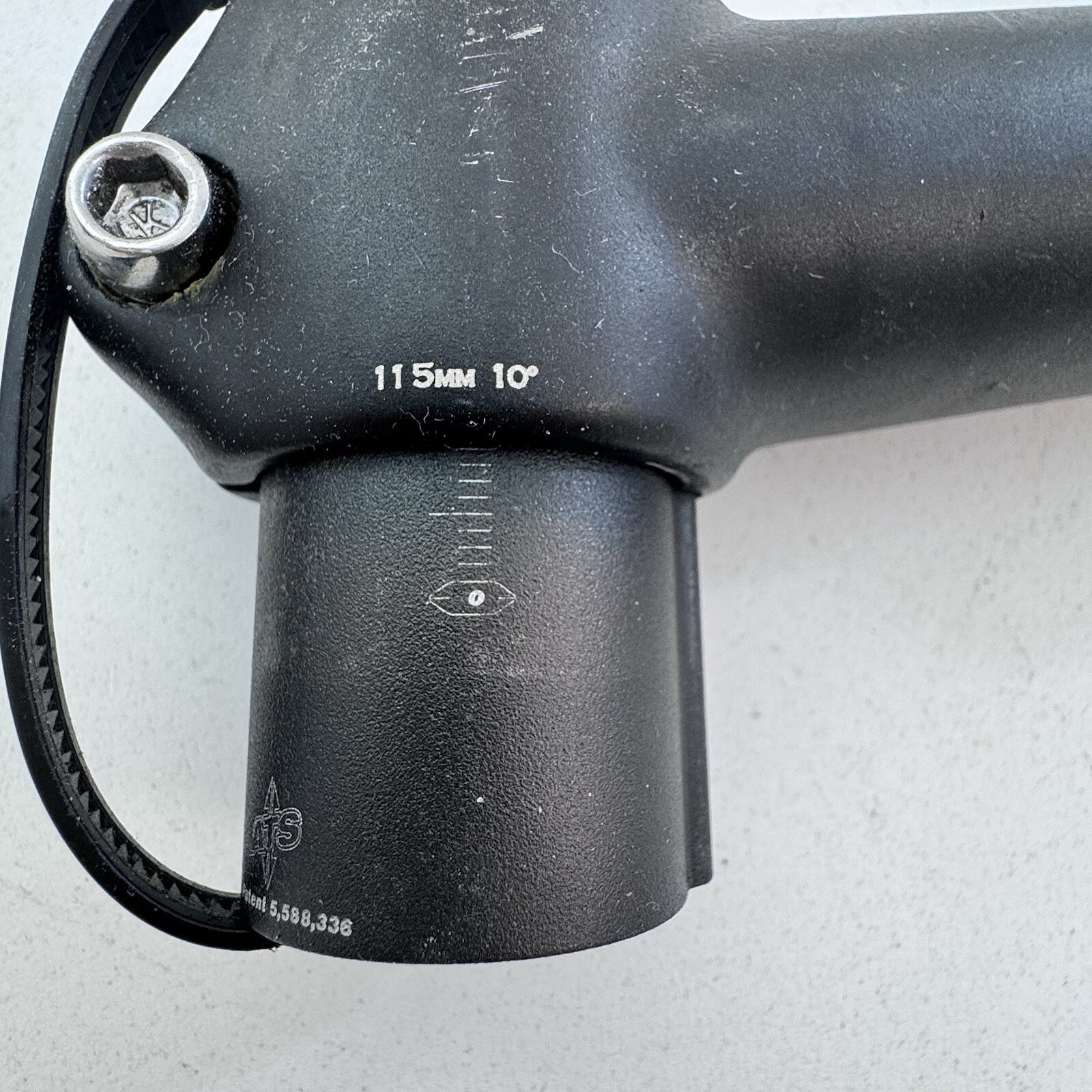Vintage ATS Stem 115 mm 31.8 mm Threadless 31.8 mm Clamp 10 Deg Aluminum A42