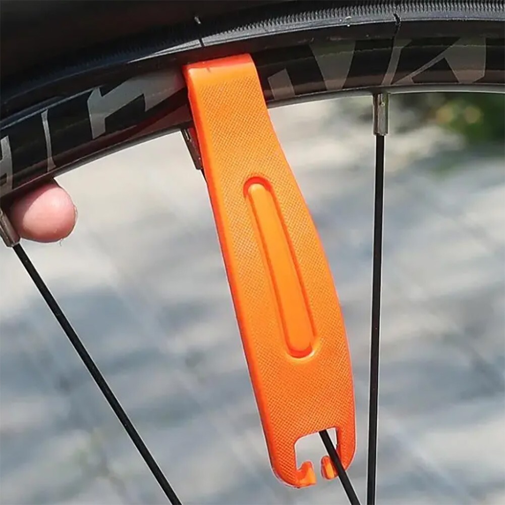 Bicycle Orange Tire Levers – 3 Pack – Heavy Duty Nylon – Won’t Scratch Wheels