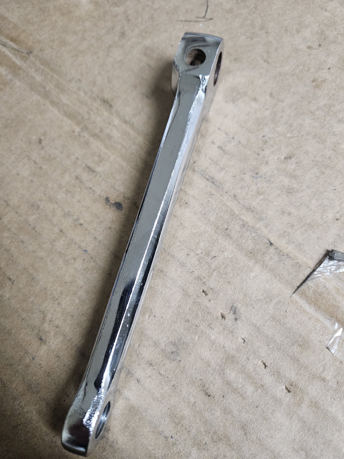 Vintage NOS Nervar 3 Arm Cottered Crankset 165mm arms, 52/47T, France