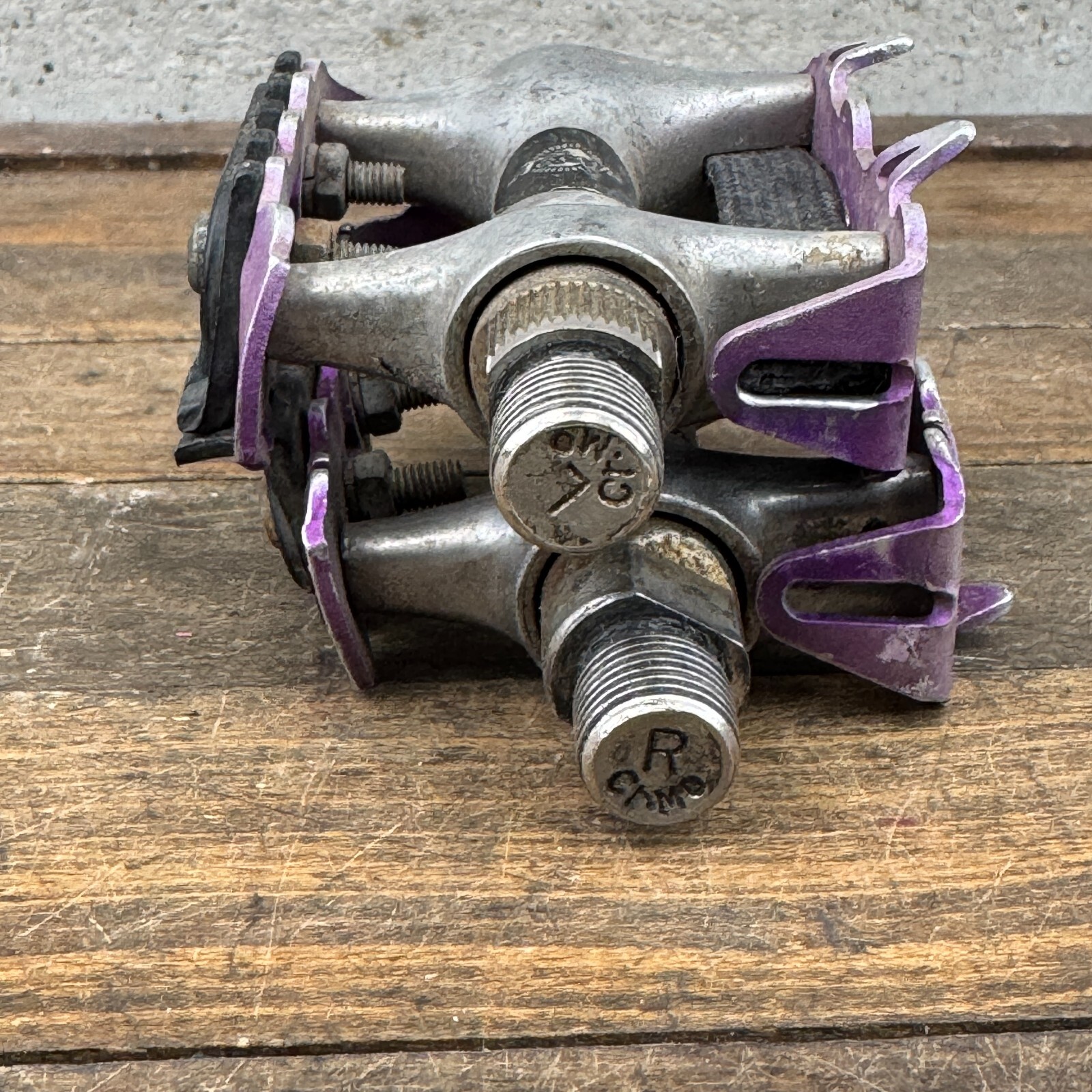 Vintage Odyssey Svelte Compe Pedals Purple MTB 1990s 90s Bike MTB 3D Violet