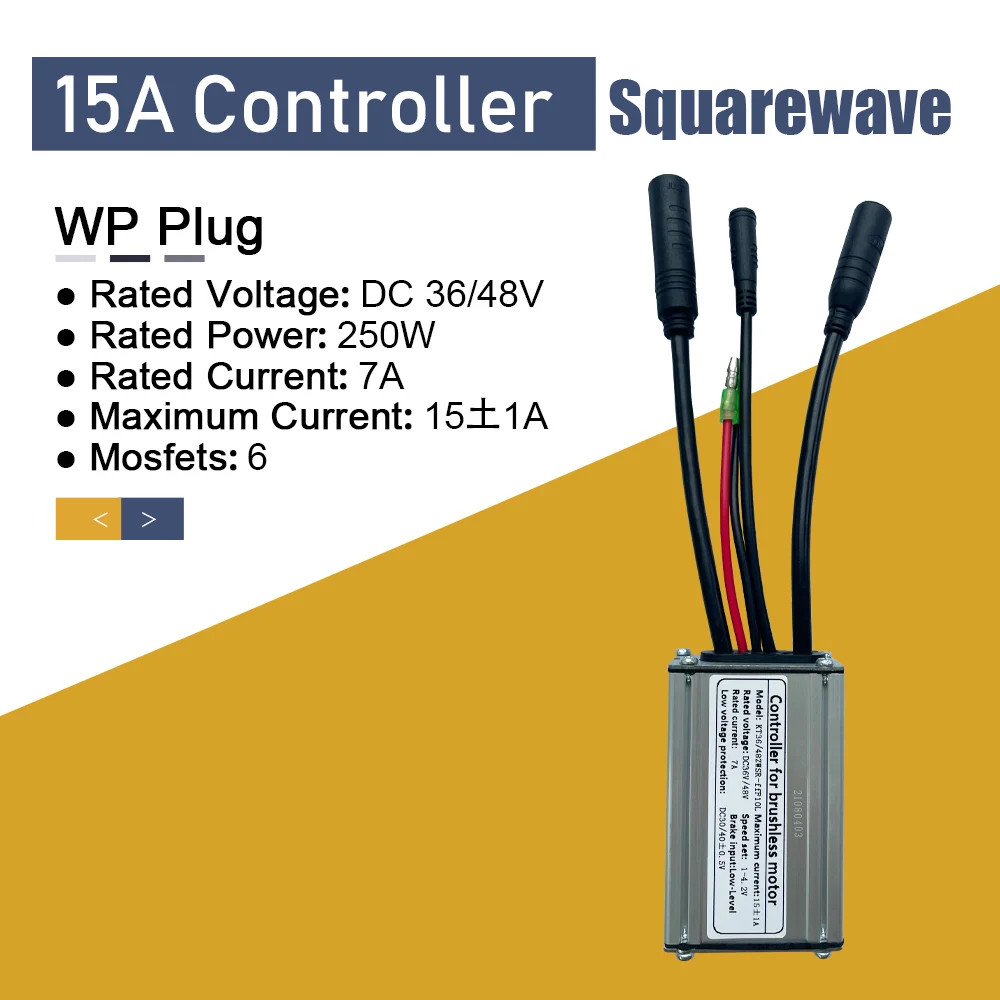 Electric Bike Controller 36V 48V 15A-30A All Waterproof Brushless 250W-1000W