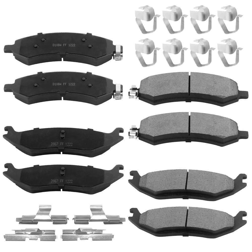 RotoForce Ceramic Brake Pads for 2010 2011 Ford F-150 – Front & Rear