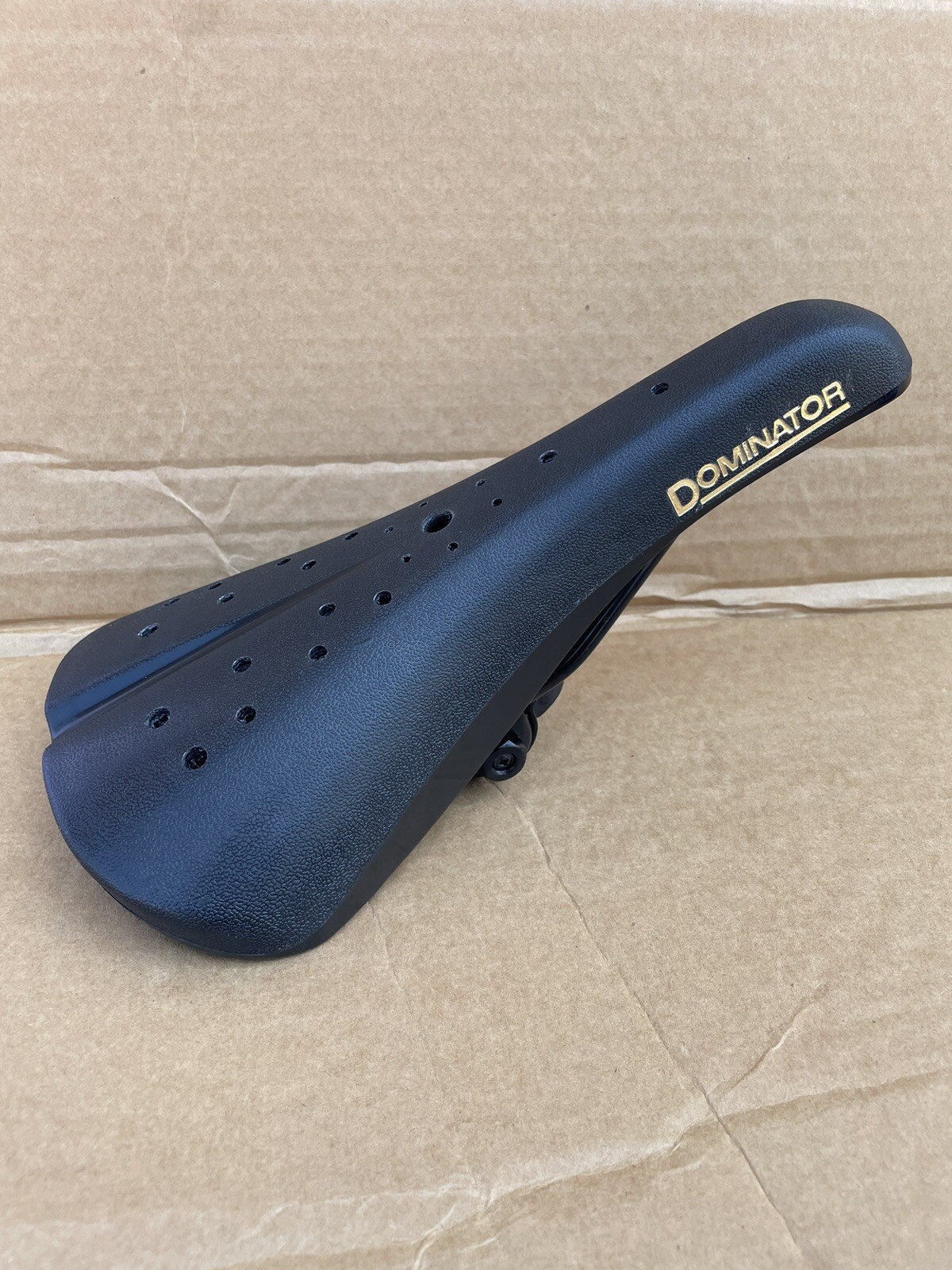 Viscount Dominator BMX Bicycle Seat Old School Hard Shell saddle GT Dyno BLACK