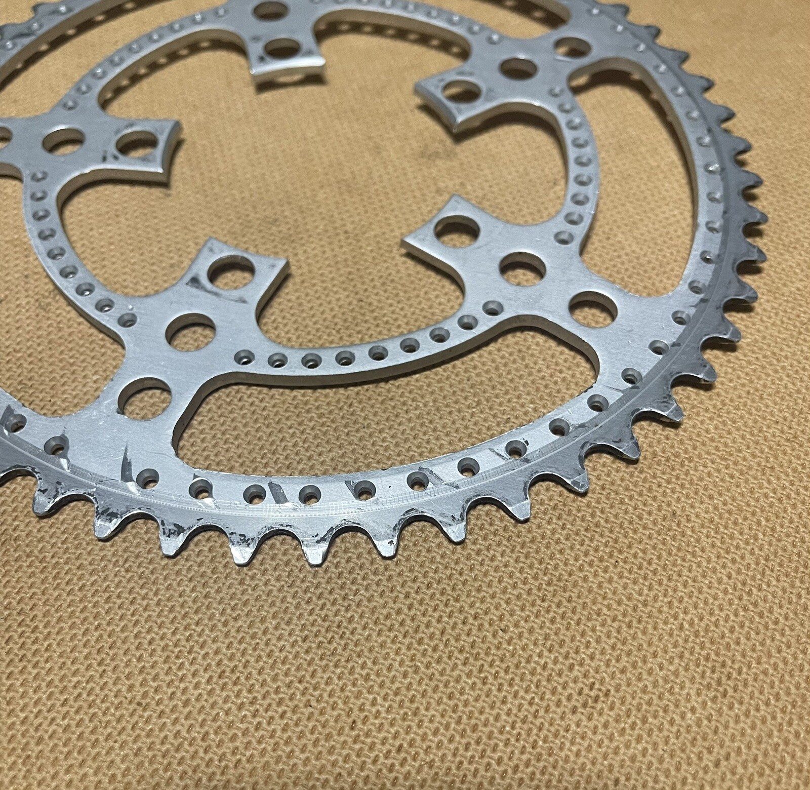 Vintage Stronglight Chainring 52T Drillium 86 BCD