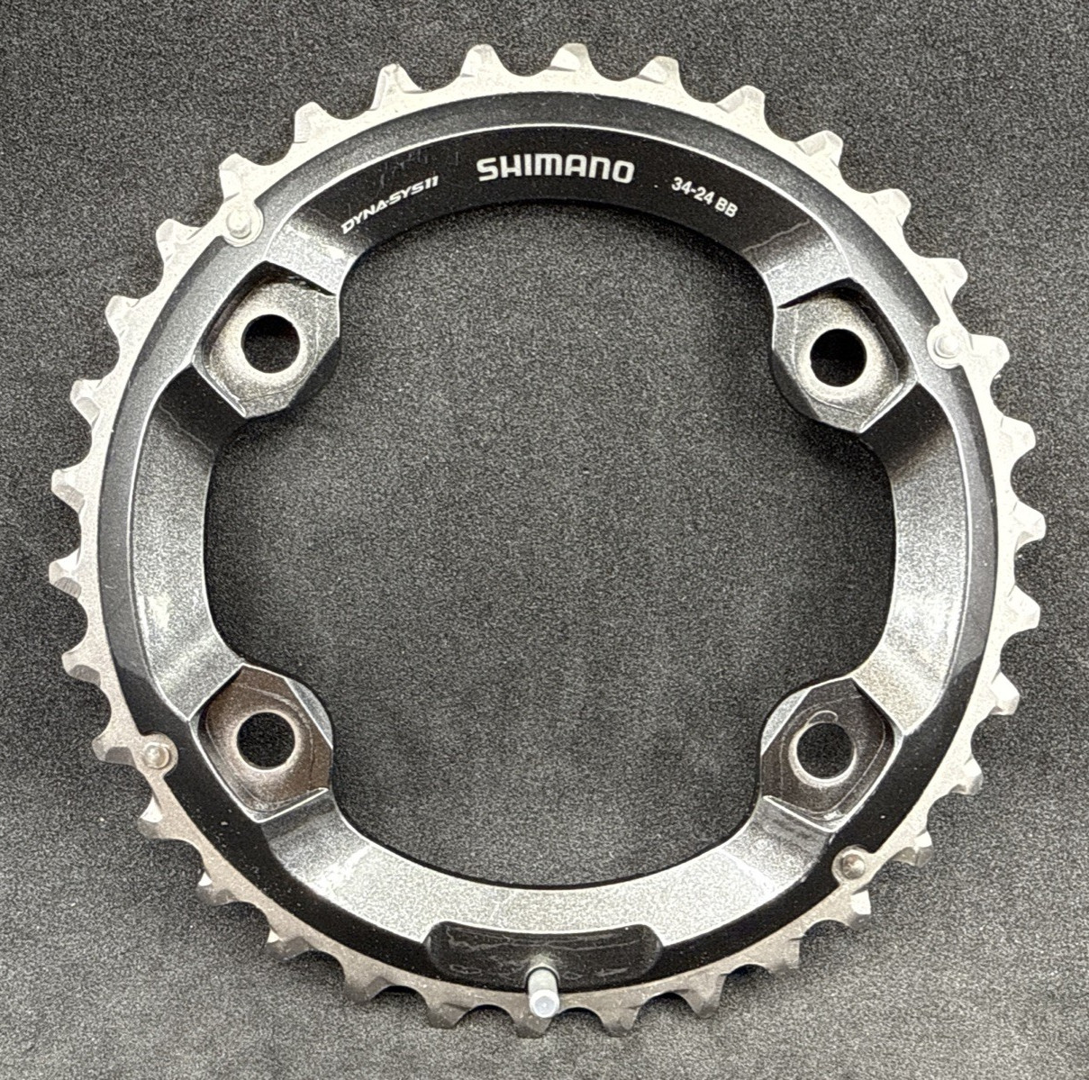 SHIMANO XT M8000 34t 96mm 11-Speed Outer Chainring for 34-24t Set