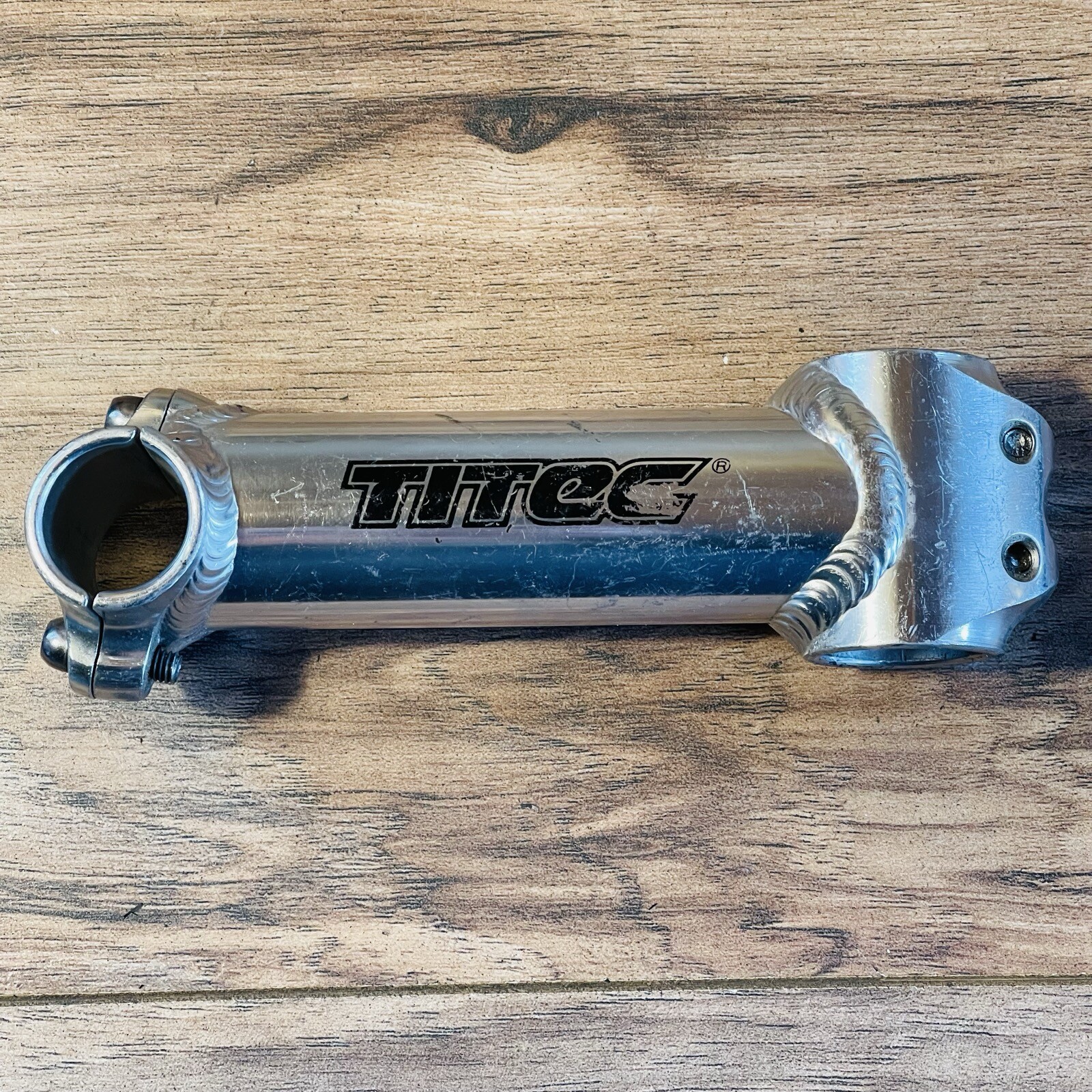 Titec 135mm MTB Stem 1 1/8 10 Degree 25.4 Polished Aluminum