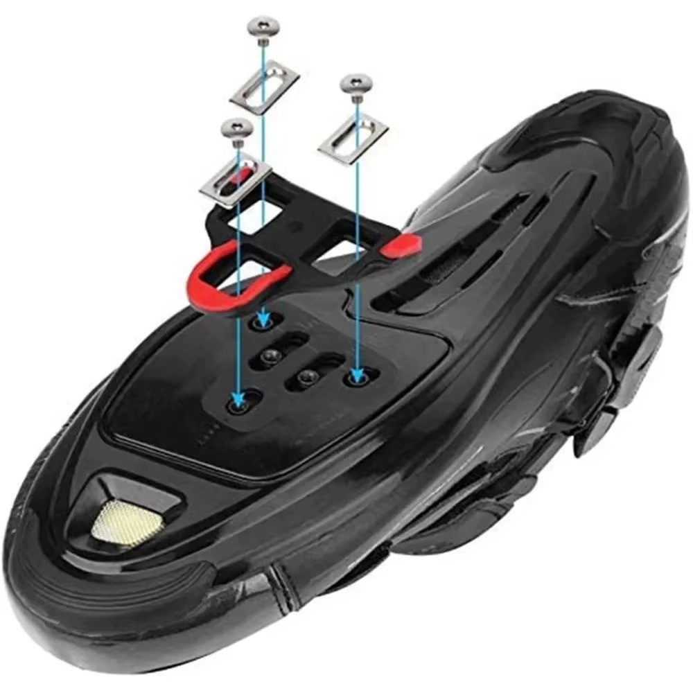 SPD-SL Road Bike Cleats Pedal Plates for Shimano Cycling Shoes Float Self-Lockin