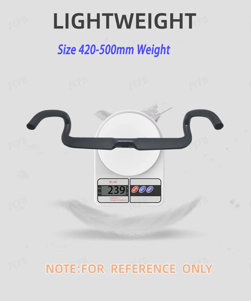 Carbon Fibre Gravel Road Bike Handlebar 31.8mm Clamp 360-440mm Drop Bar