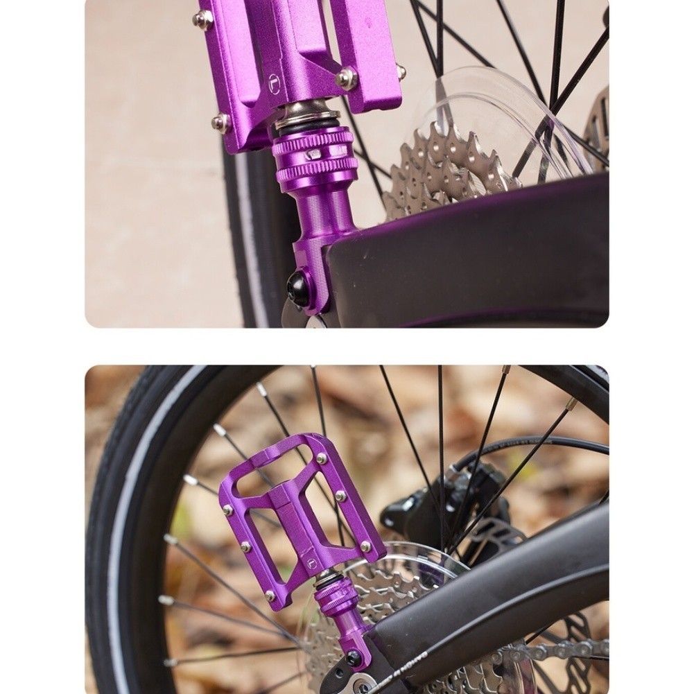 Aluminum Folding Bike Foot Buckle Quick Release Pedal Clamp 4.8 cm x 2.1 cm