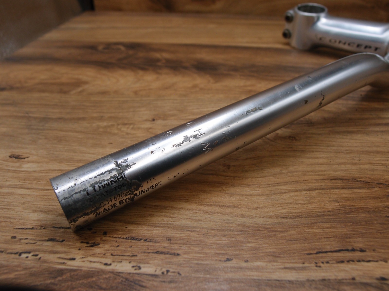 riser handlebar Humpert Race Power Downhill + ahead stem Concept 1 1/8 in