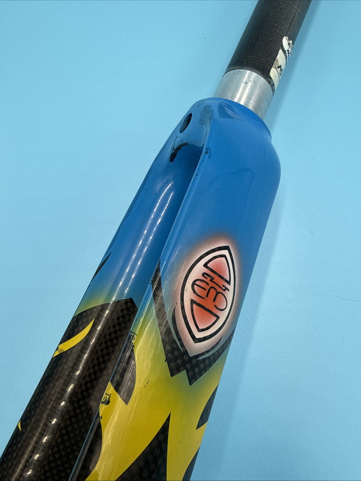RARE Eddy Mercx Team SC 700c Carbon Fiber 1-1/8″ Fork 248mm Steerer 43mm Rake