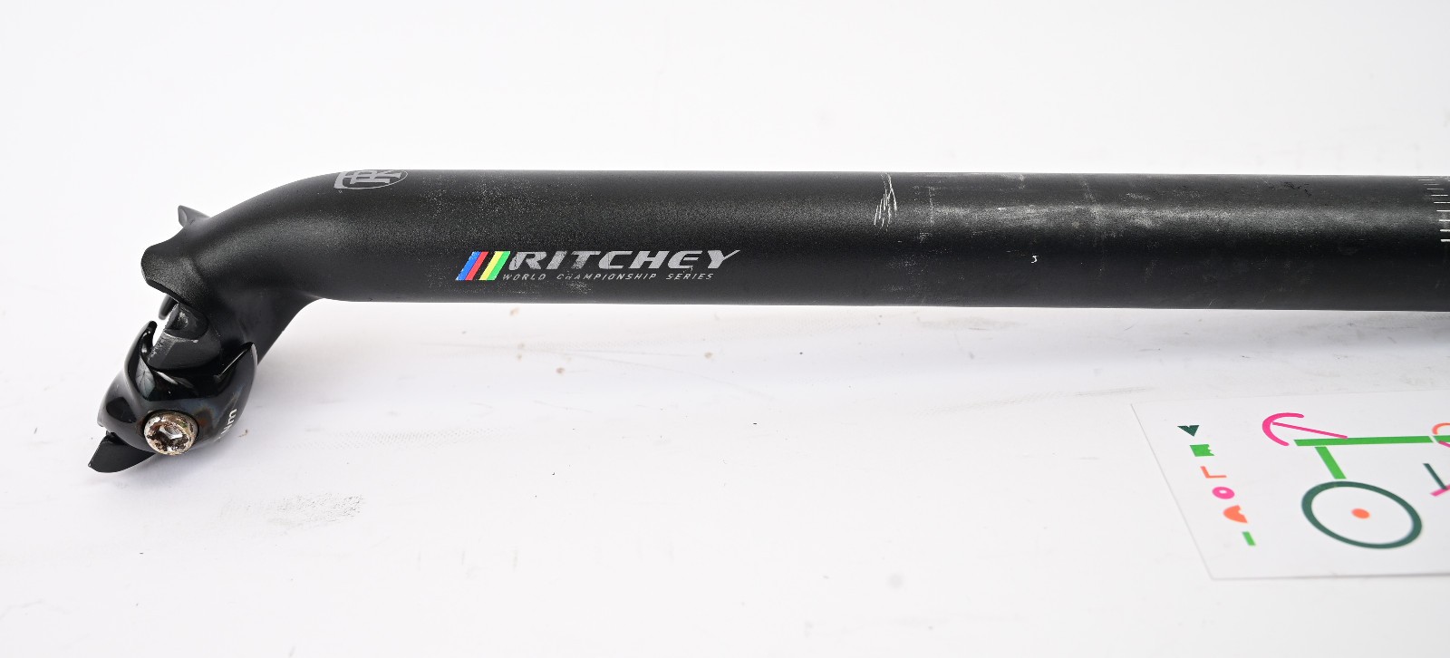 Ritchey WCS Seatpost 27.2mm 350mm 20mm Offset Black Road Gravel Bike Seat Post