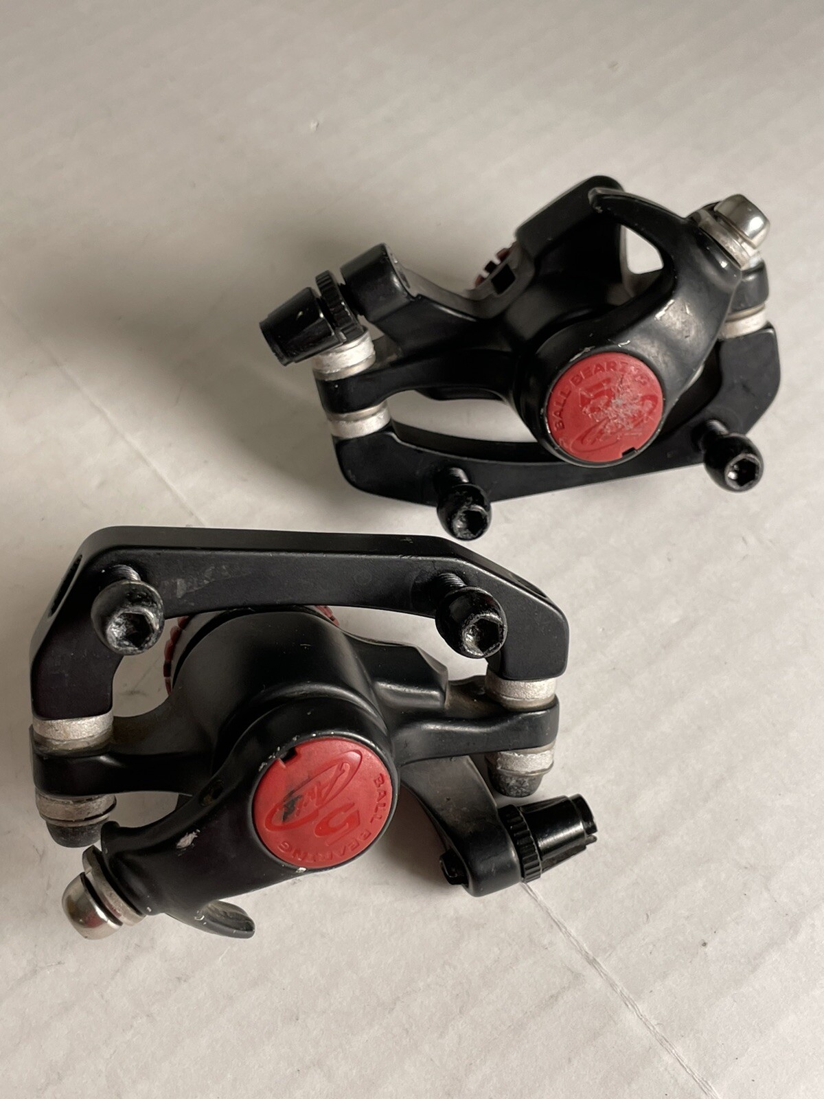 Sram Avid BB5 Mechanical Disc Brake Caliper Set W/ Mounts Black, 160mm Good Cond