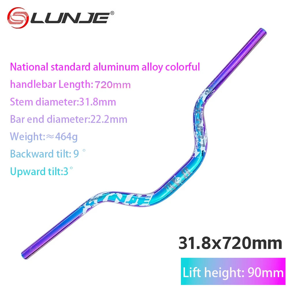 Mountain Bike Handlebar 31.8mm 720 – 780MM MTB Bicycle Riser Flats Handlebars
