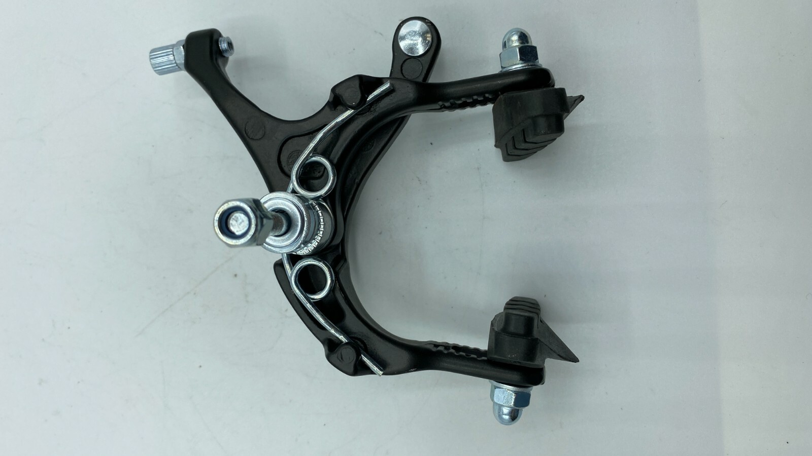 PAIR 700C ROAD BIKE BICYCLE ALUMINUM SIDE PULL CALIPER BRAKE FRONT + REAR BLACK