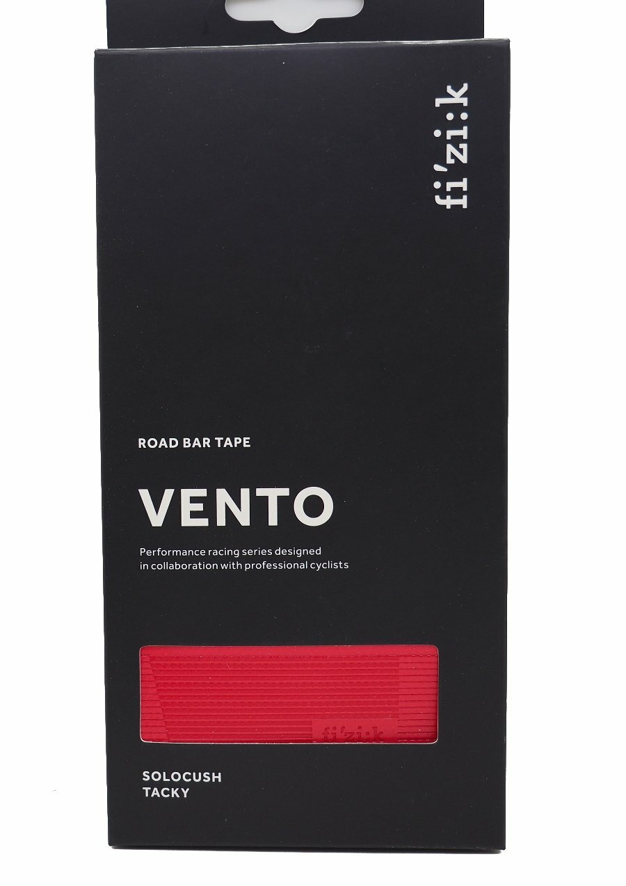 Fizik Road Bar tape Vento Solocush Tacky 2.7mm HandleBar Tape Red, NIB