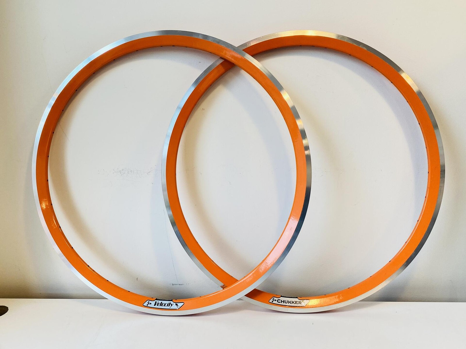 Velocity Chukker 700c Rim Set 32h Orange MSW – Made in Australia