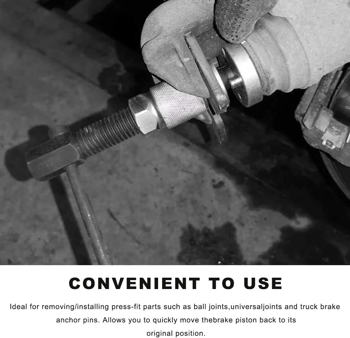 Brake Caliper Piston Rewind Tool, Brake Piston Compressor Tool Set for Rear Brak