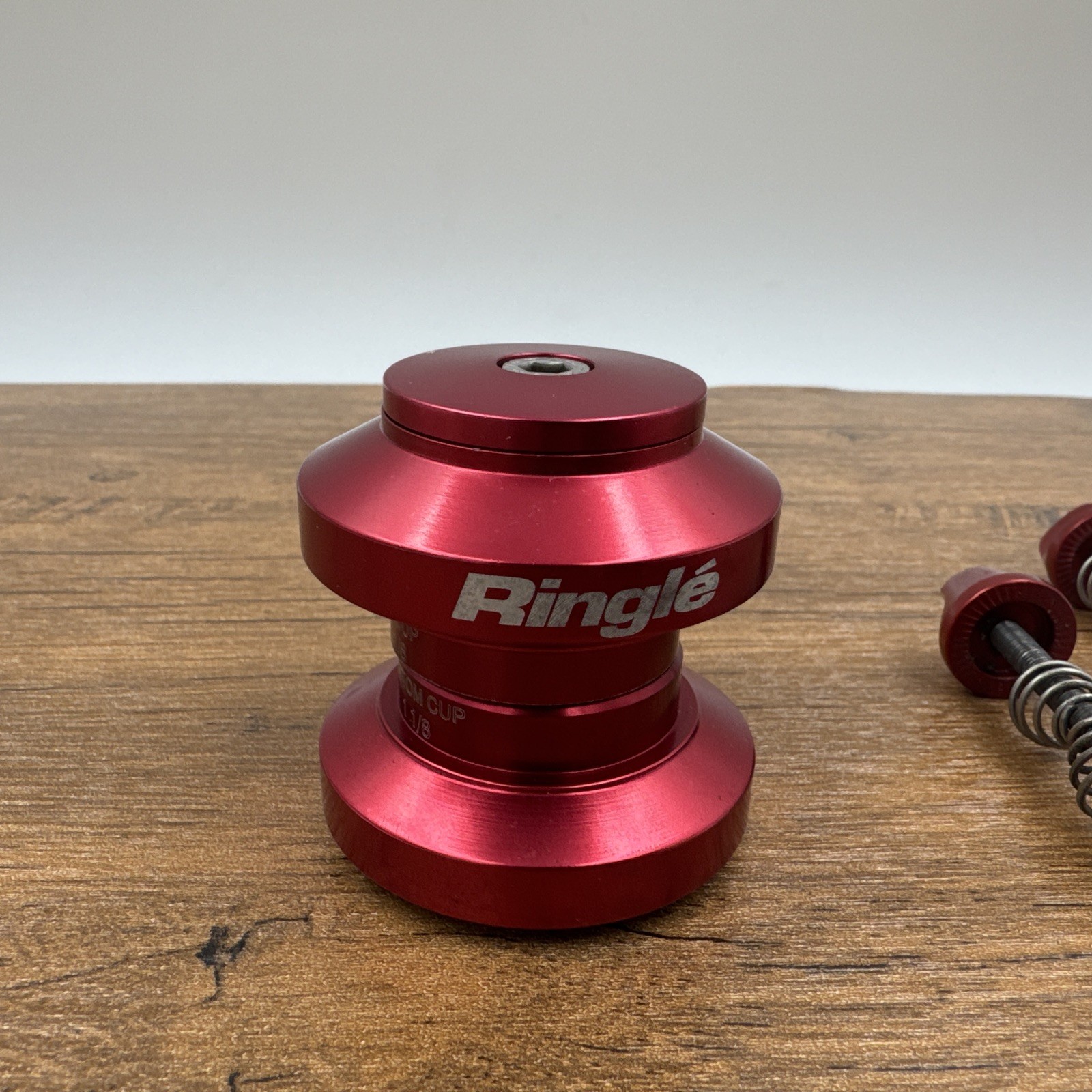 Ringle Slamma Jamma Headset / Twister Mountain Bike Skewer Set Red Vintage MTB