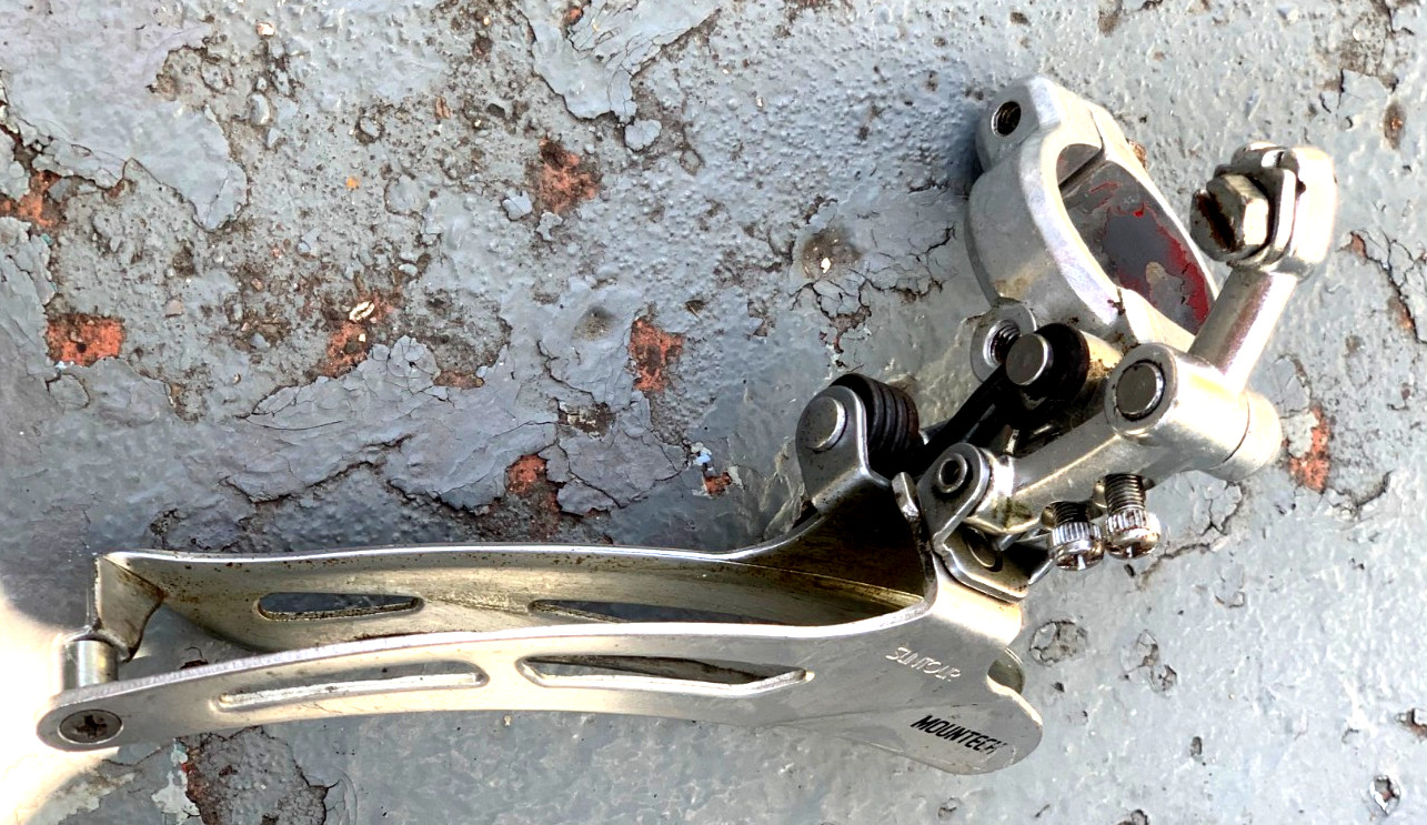 Vintage 1980s SUNTOUR MOUNTECH Front Derailleur 28.6 Clamp-On MTB Touring Triple
