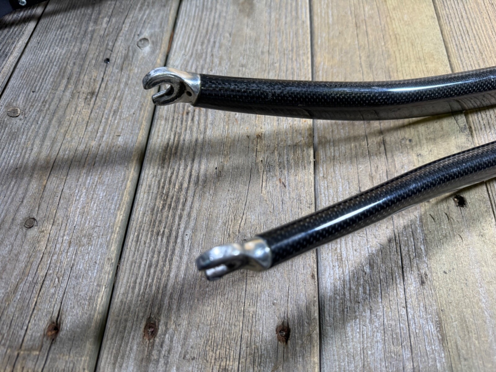 Columbus Carve Carbon Fiber Fork 700c Road Bicycle Fork 1-1/8 Threadless USED