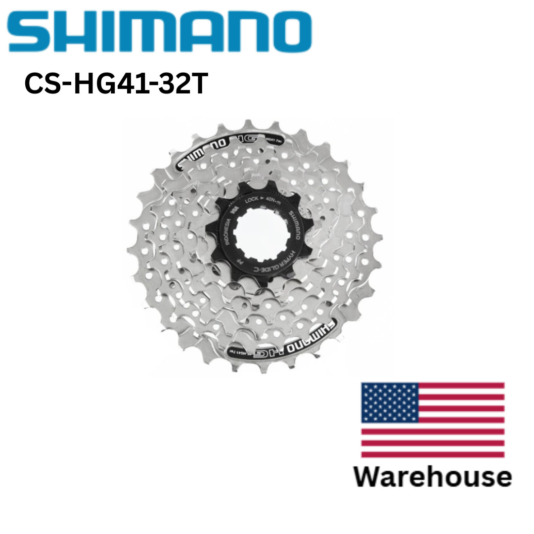 Shimano CS-HG41 Cassette 8 Speed 11-32t Silver Mega Range