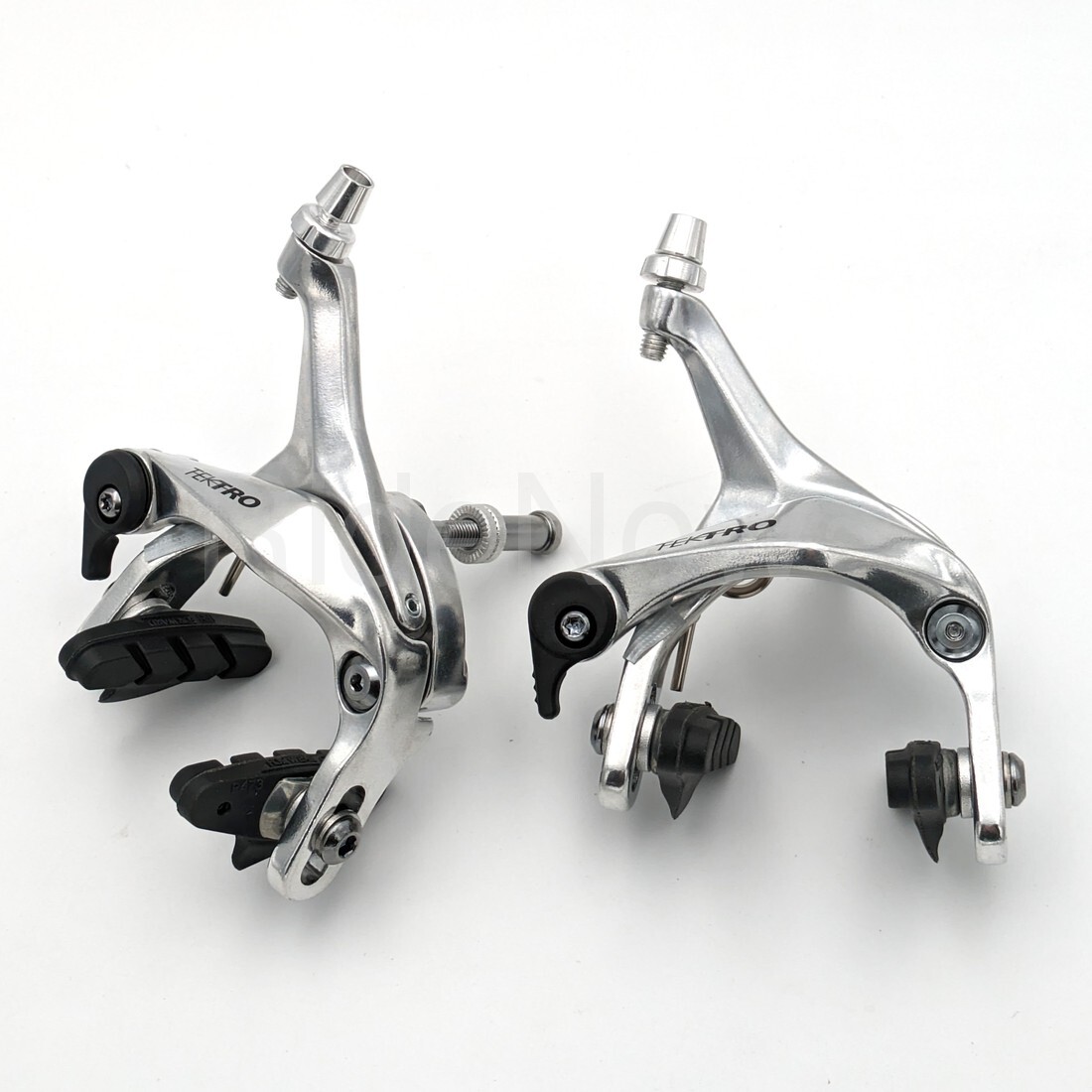 TEKTRO R313 Dual Pivot Caliper Brake Set 39-52mm Designed for 28C tire , Silver