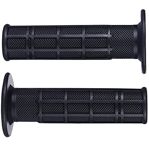 7/8» ATV Grips Universal Handlebar Grips Soft Rubber Motorcycle Grip for Black