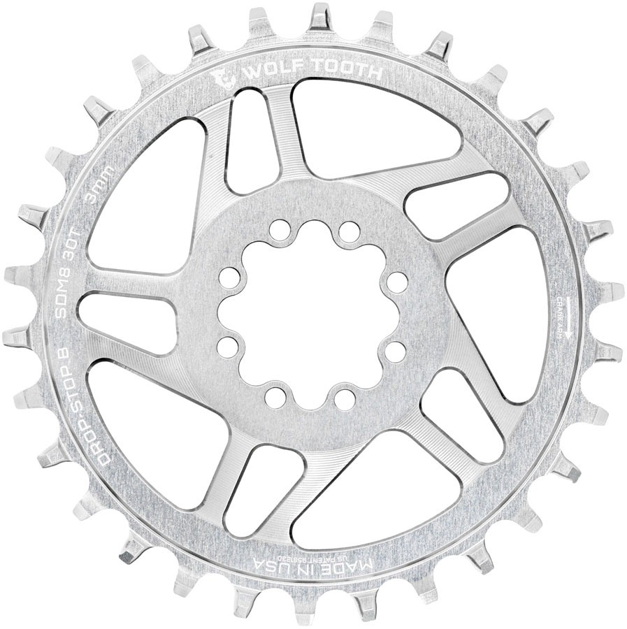 SRAM 8-Bolt Direct Mount Chainrings – Wolf Tooth Direct Mount Chainring – 30t,
