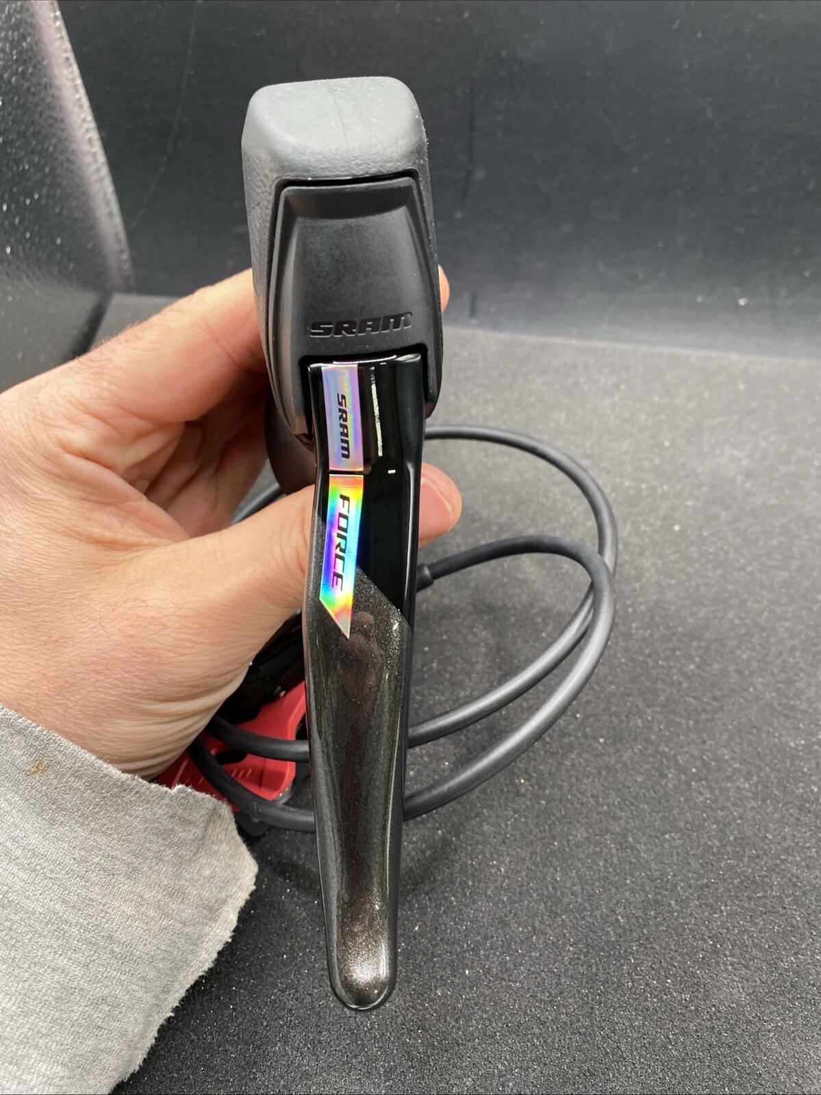 Sram Force D2 Right Rear Shifter And Front Brake Reverse Line 800mm Read (NW)