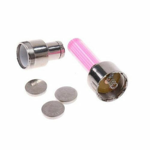 (ONE) LED VALVE CAP STEM Bike Bicycle Mountain Wheel tire kids Motion Neon Light