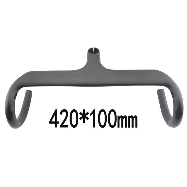 400/420/440mm Bicycle Integrated Handlebar Carbon Fiber Road Bike Drop Bar