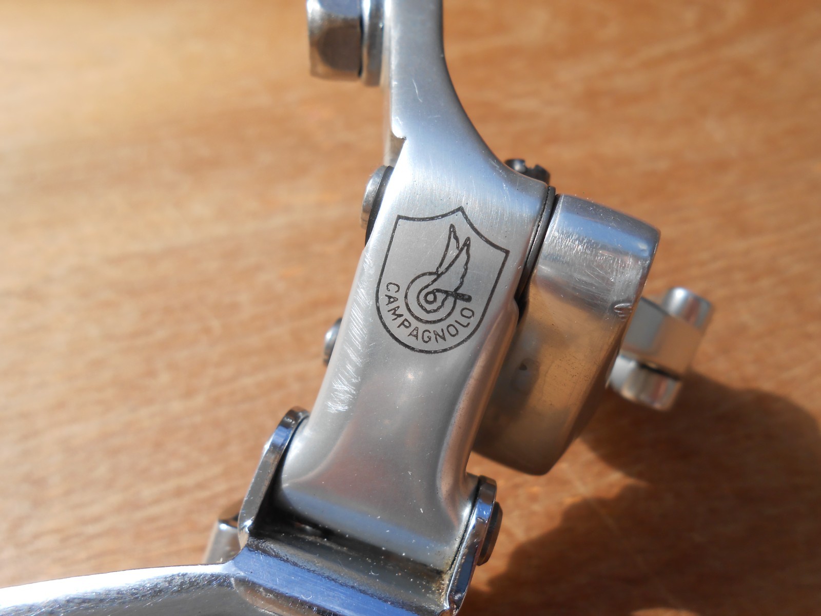 Vintage Campagnolo Record O.R. MTB Rear Derailleur Triple Bottom Pull 31.8 Clamp